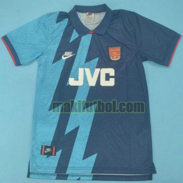 camisetas arsenal 1995-1996 segunda azul