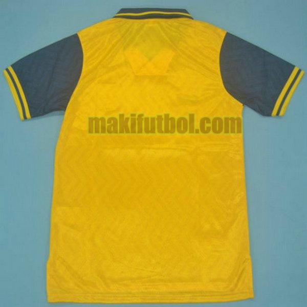 camisetas arsenal 1996-1997 segunda amarillo