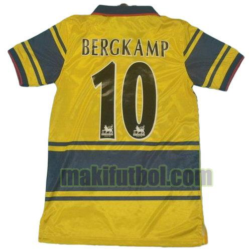 camisetas arsenal 1997 segunda bergkamp 10