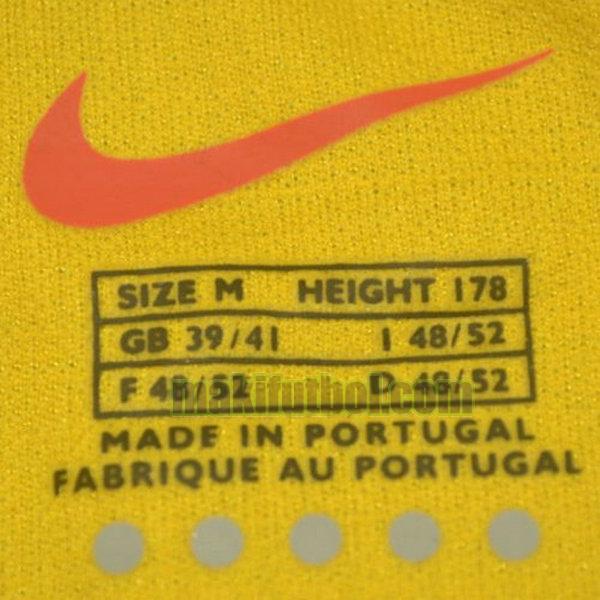 camisetas arsenal 2000-2001 segunda amarillo