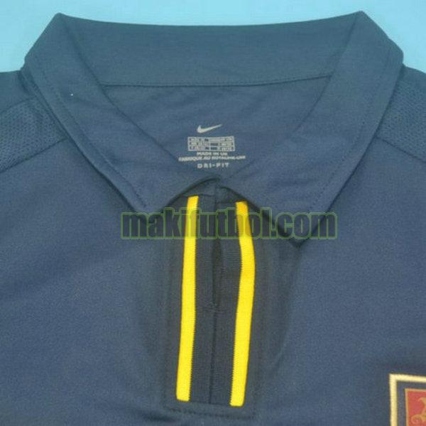 camisetas arsenal 2000-2002 segunda azul