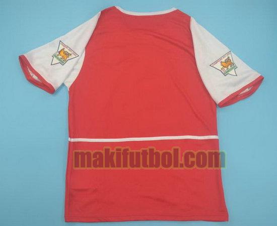 camisetas arsenal 2002-2004 primera