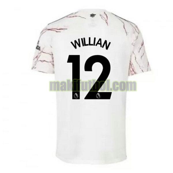 camisetas arsenal 2020-2021 segunda willian 12