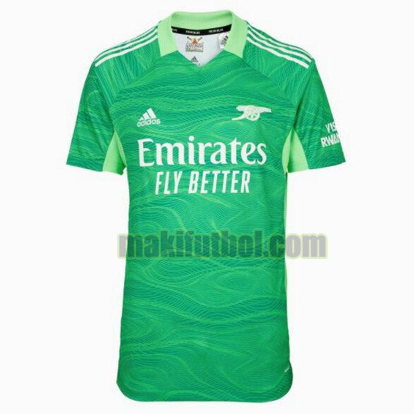 camisetas arsenal 2021 2022 portero verde