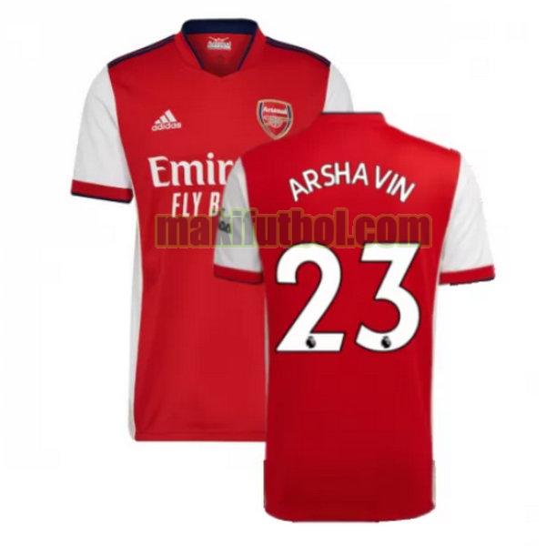 camisetas arsenal 2021 2022 primera arshavin 23 rojo