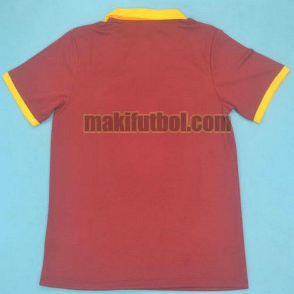 camisetas as roma 1989-1990 primera rojo