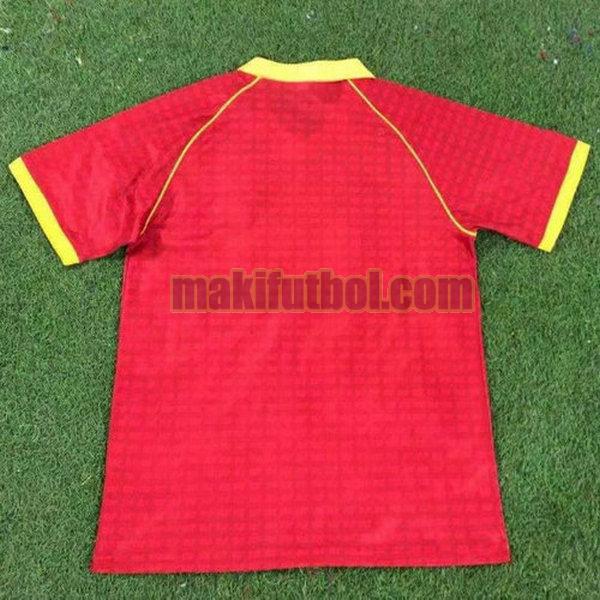 camisetas as roma 1990-1991 primera rojo