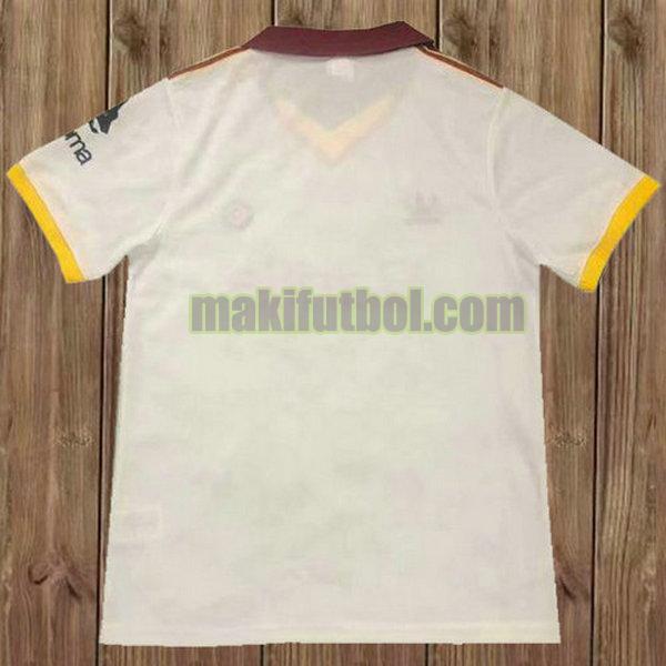 camisetas as roma 1991-1992 primera blanco