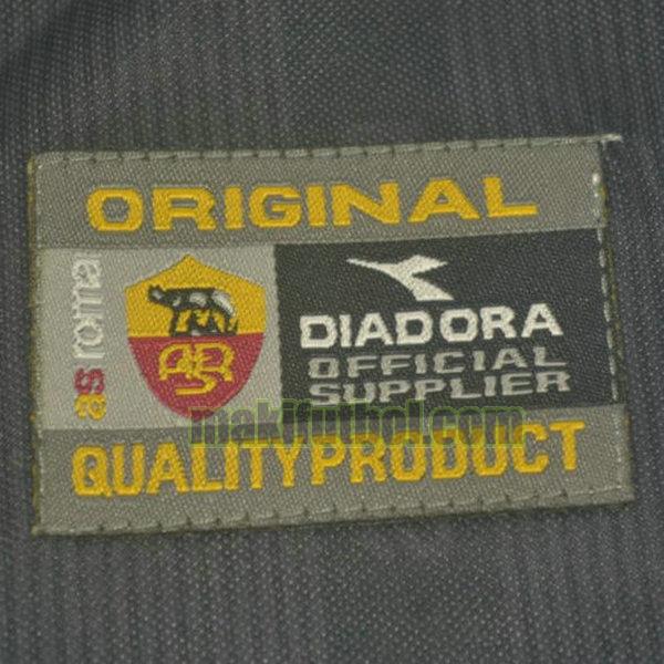 camisetas as roma 1999-2000 segunda negro