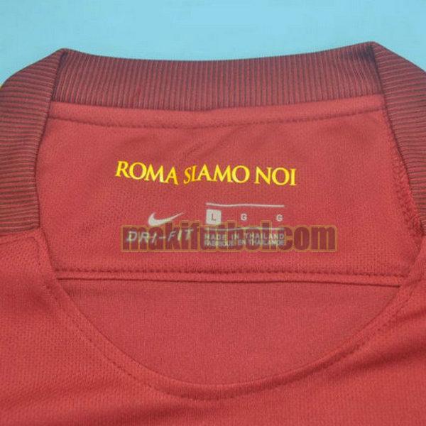 camisetas as roma 2017-2018 primera rojo