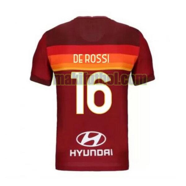 camisetas as roma 2020-2021 priemra de rossi 16