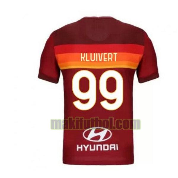 camisetas as roma 2020-2021 priemra kluivert 99