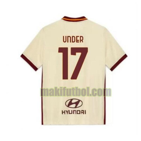 camisetas as roma 2020-2021 segunda under 17