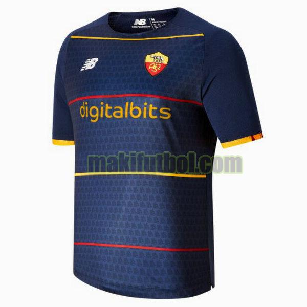 camisetas as roma 2021 2022 fourth azul