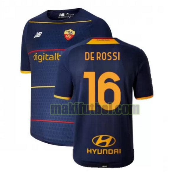 camisetas as roma 2021 2022 fourth de rossi 16 amarillo