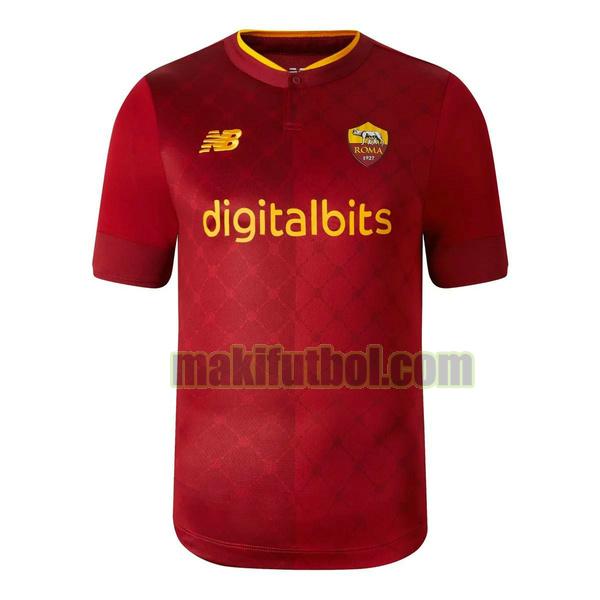 camisetas as roma 2022 2023 primera rojo