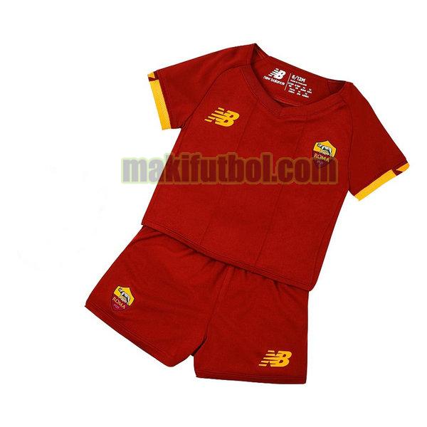 camisetas as roma niño 2021 2022 primera rojo