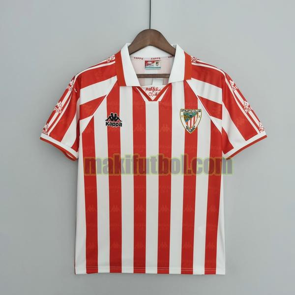 camisetas athletic bilbao 1995 1997 primera rojo blanco