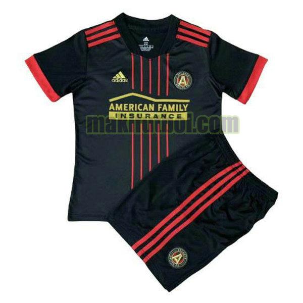 camisetas atlanta united niño 2021 22 primera negro