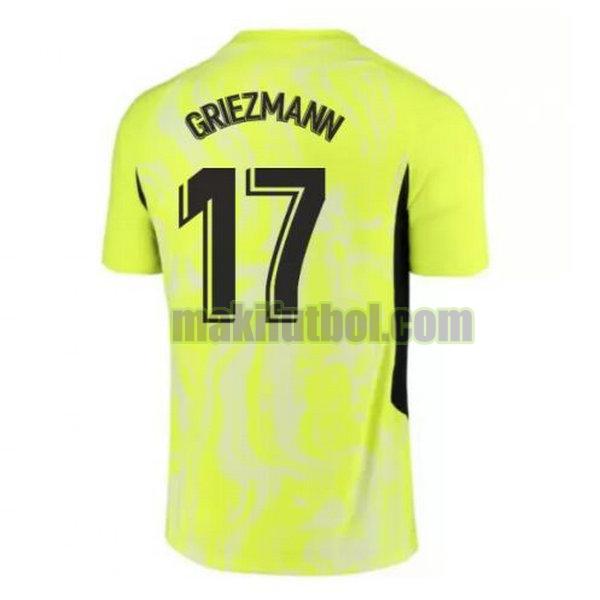 camisetas atletico madrid 2020-2021 tercera griezmann 17 verde