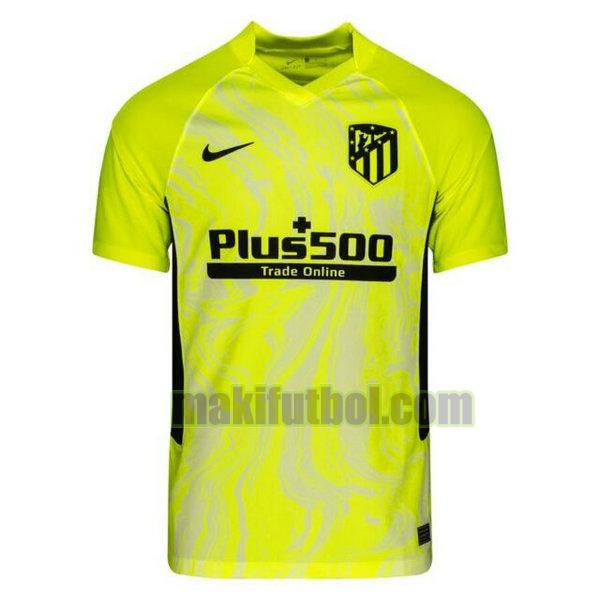 camisetas atletico madrid 2020-2021 tercera tailandia amarillo