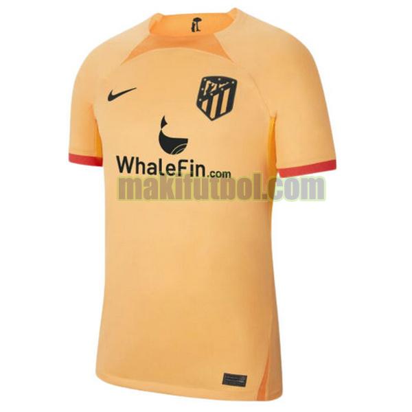 camisetas atletico madrid 2022 2023 tercera tailandia amarillo