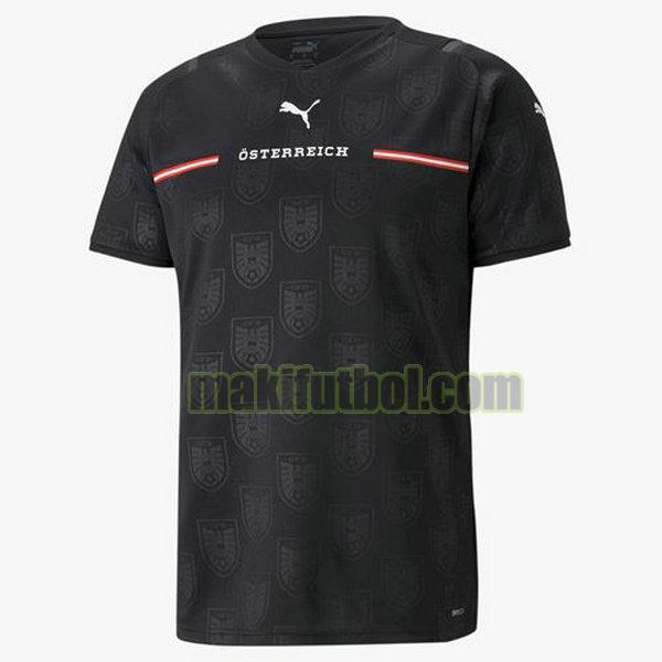 camisetas austria 2021 2022 segunda negro