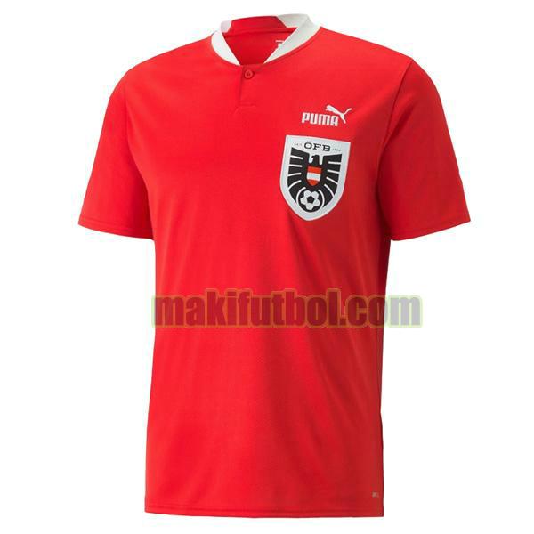 camisetas austria 2022 primera tailandia rojo