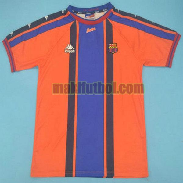 camisetas barcelona 1997-1998 segunda amarillo