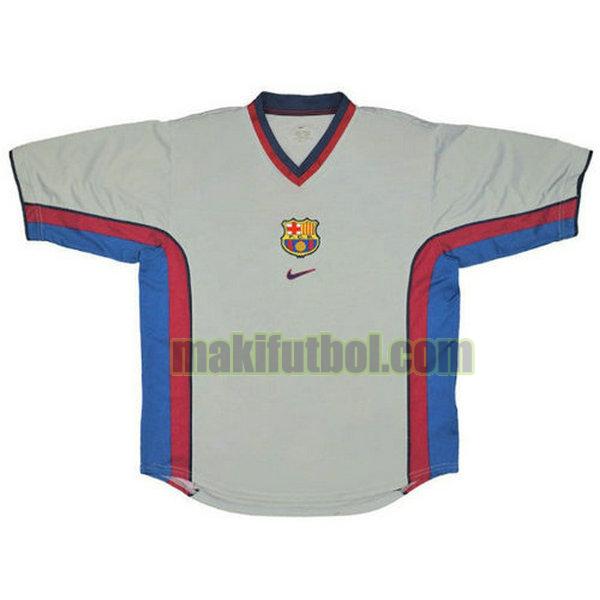 camisetas barcelona 2000-2001 segunda gris