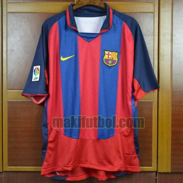 camisetas barcelona 2003-2004 primera rojo