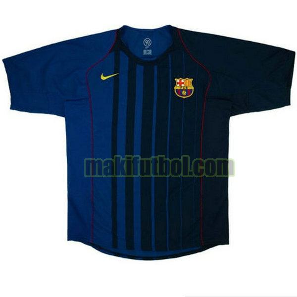 camisetas barcelona 2004-2005 segunda azul