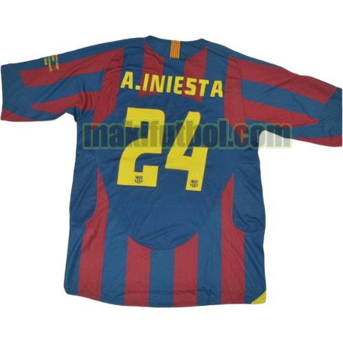 camisetas barcelona 2005-2006 primera a.iniesta 24