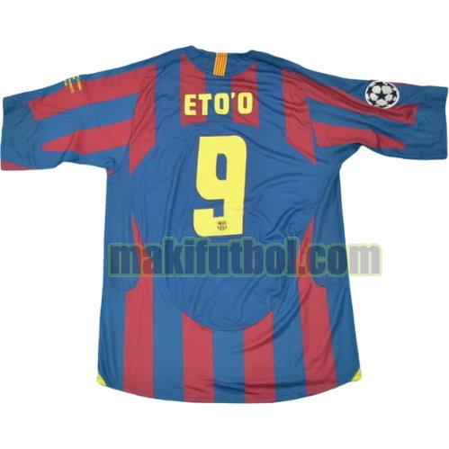 camisetas barcelona 2005-2006 primera eto\'o 9