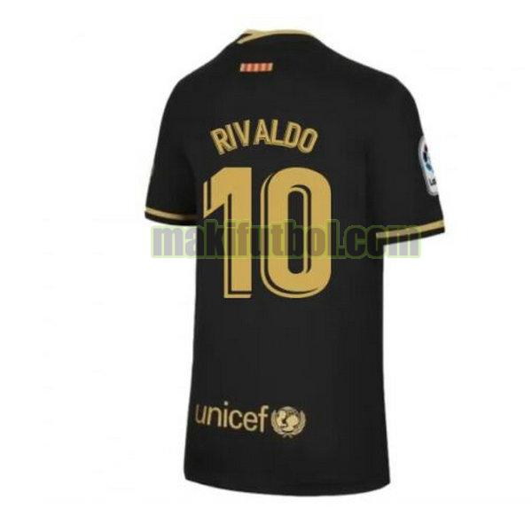 camisetas barcelona 2020-2021 segunda rivaldo 10