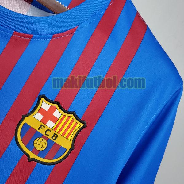 camisetas barcelona 2021 2022 primera equipacion rojo azul