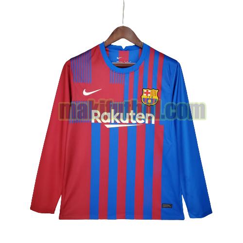camisetas barcelona 2021 2022 primera ml rojo azul