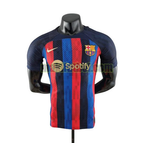 camisetas barcelona 2022 2023 primera player negro rojo