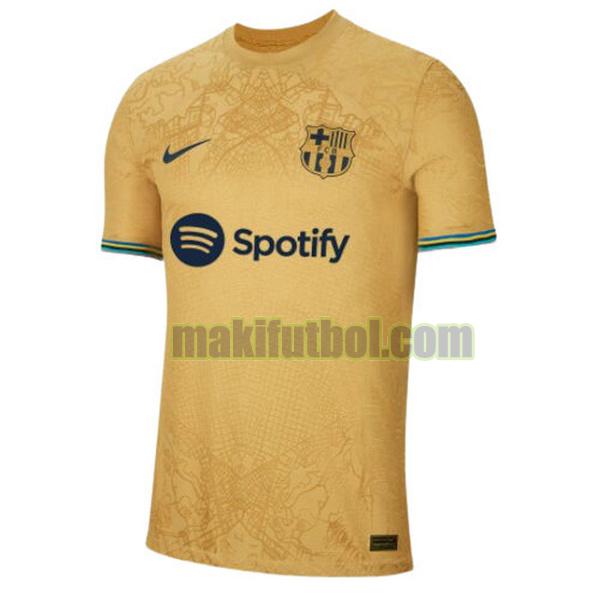 camisetas barcelona 2022 2023 segunda amarillo