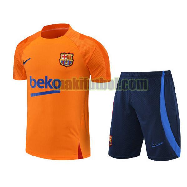 camisetas barcelona 2022 2023 training conjunto naranja
