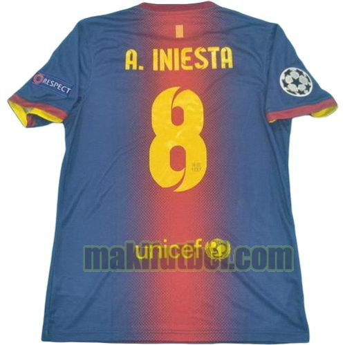 camisetas barcelona lfp 2012-2013 primera a.iniesta 8