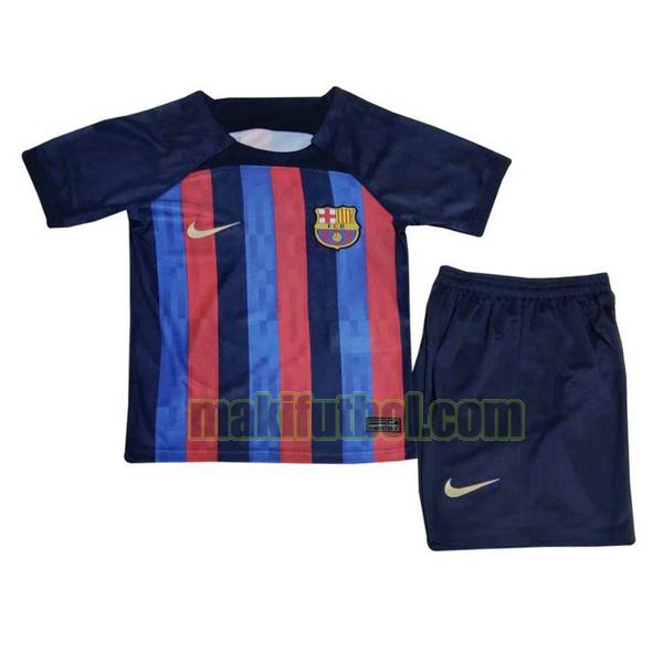 camisetas barcelona niño 2022 2023 primera rojo azul
