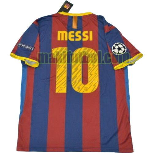 camisetas barcelona ucl 2010-2011 primera messi 10
