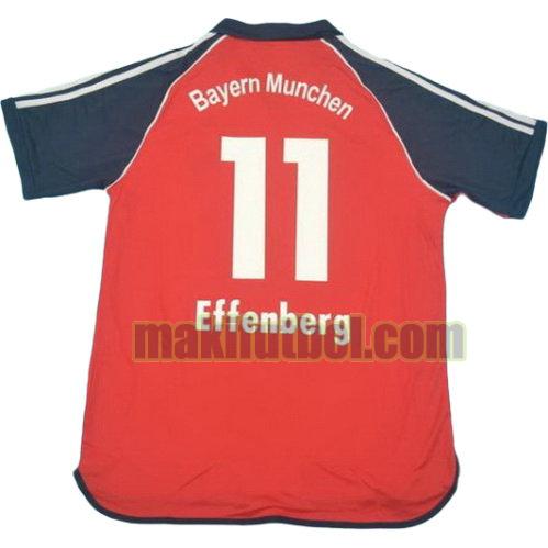 camisetas bayern de múnich 2000-2001 primera effenberg 11