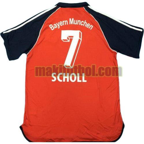 camisetas bayern de múnich 2000-2001 primera scholl 7