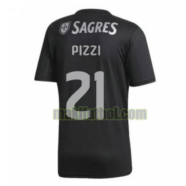 camisetas benfica 2020-2021 segunda pizzi 21 negro