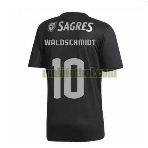 camisetas benfica 2020-2021 segunda waldschmidt 10 negro