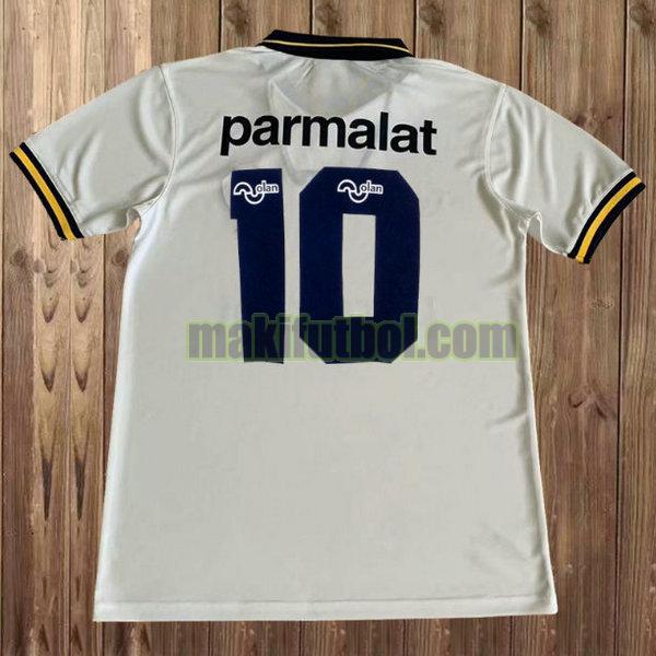 camisetas boca juniors 1994-1995 segunda parmalat 10 blanco