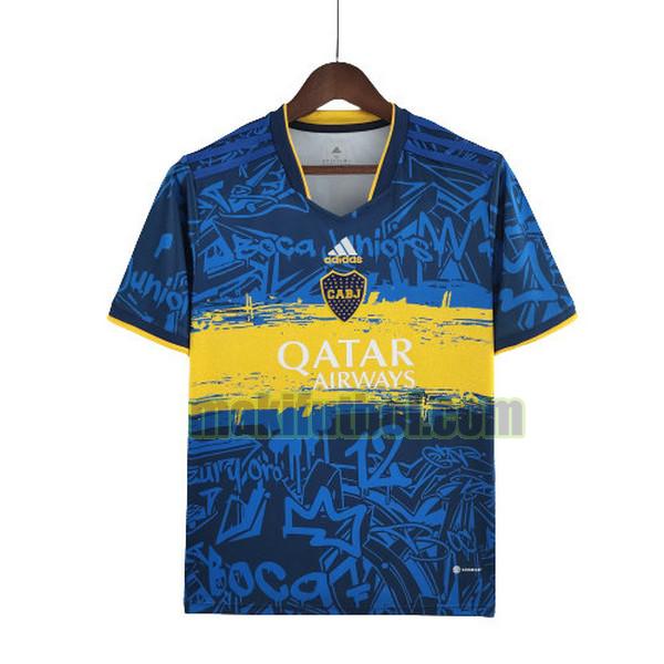 camisetas boca juniors 2022 2023 special edition azul amarillo