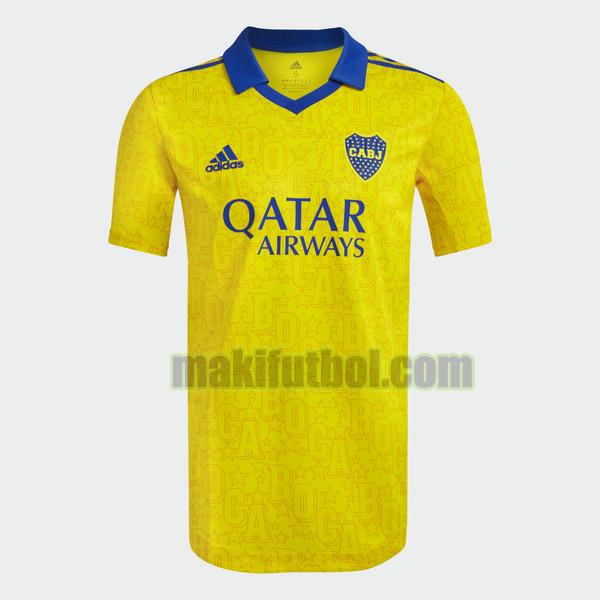 camisetas boca juniors 2022 2023 tercera tailandia amarillo
